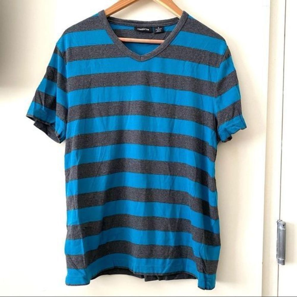 CLAIBORNE Striped Tshirt Sz Medium